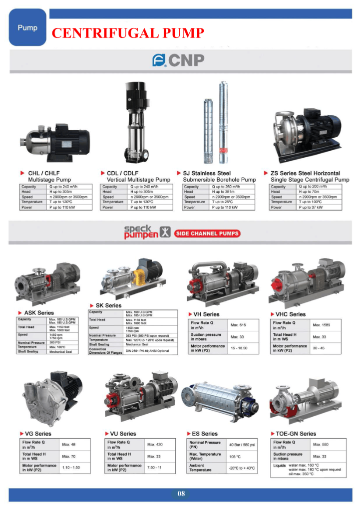 Katalog Centrifugal Pump